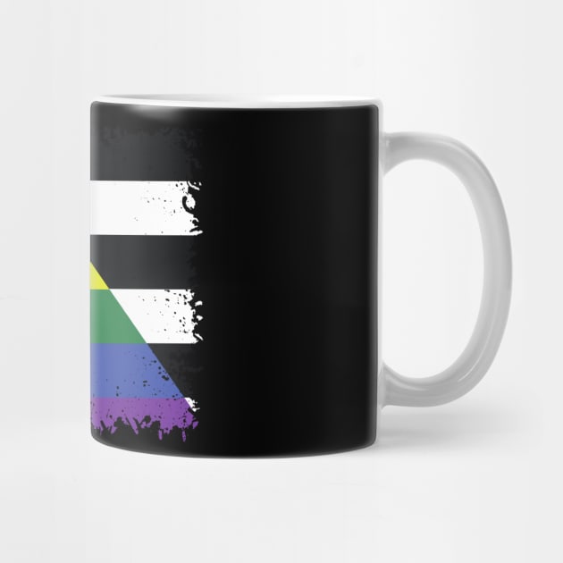 LGBT and Heterosexual flag by Hinode